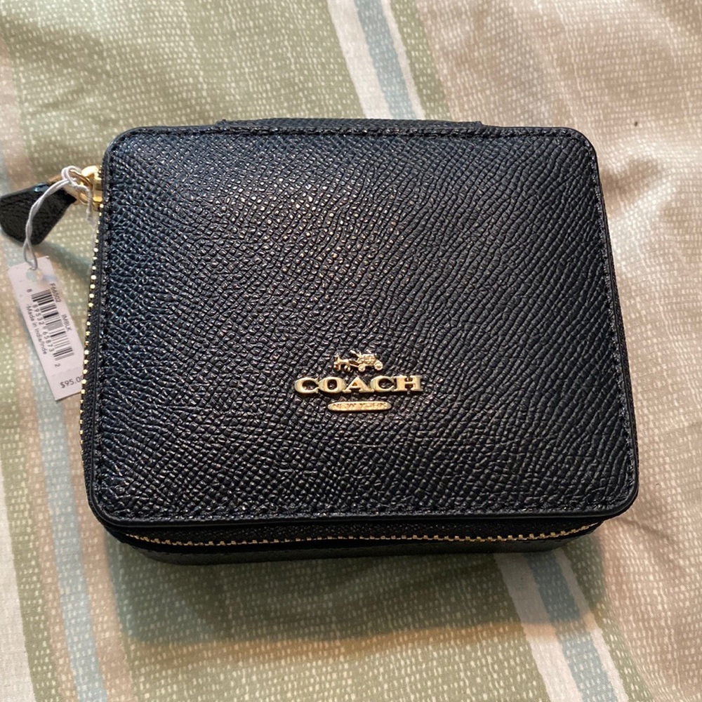 Coach jewelry travel case